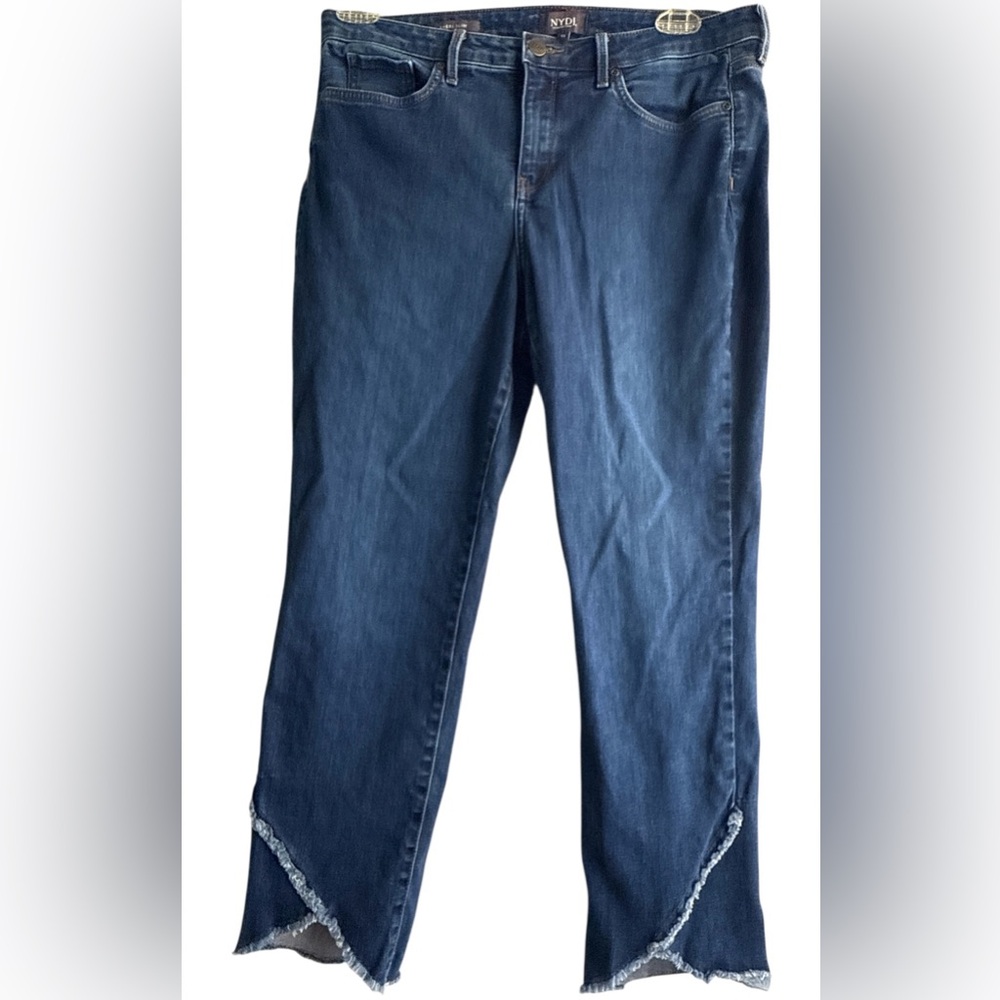 NYDJ Sheri slim distressed ankle